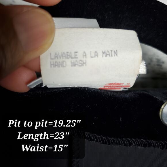 Joseph Ribkoff Black Velvet Button Front Jacket Blazer Women’s Sz 8 Whimsigoth - Picture 4 of 10